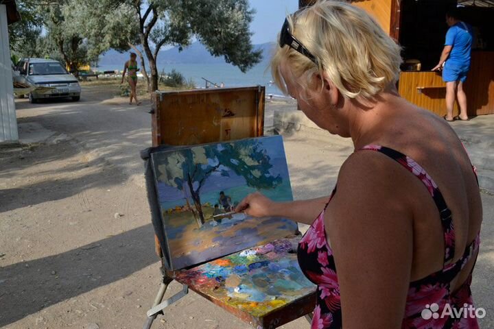 631 Весна в крымских горах, кисти Анны Давыдченко