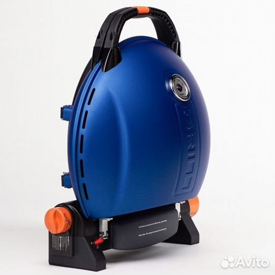 Газовый гриль O-grill 800T синий blue + адаптер А