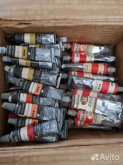 Краски художественные СССР, темпера,масло,акварель