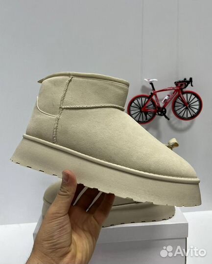 UGG (Зима)бархатное покрытие белые