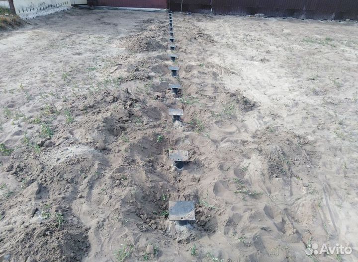 Винтовые сваи под ключ/Фундамент для дома из сруба