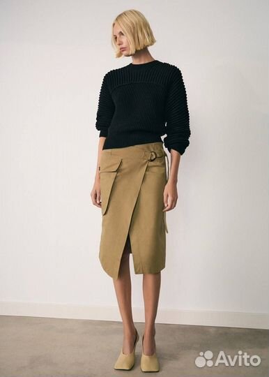 Свитер mango черный