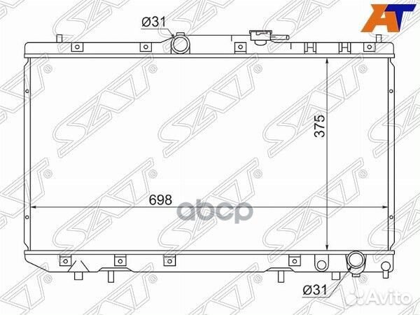 Радиатор toyota corona