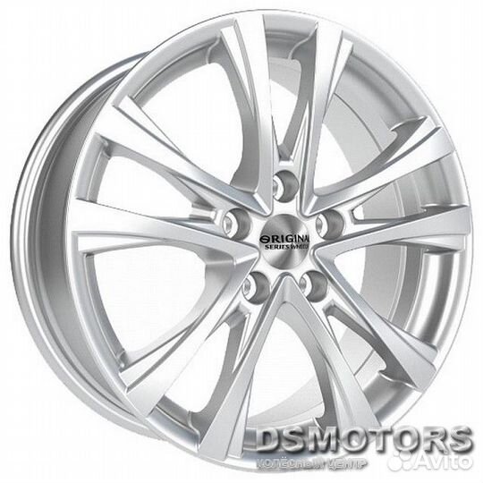 Диски KL-270 7.0/17 5x114.3 ET39 d60.1 сильвер