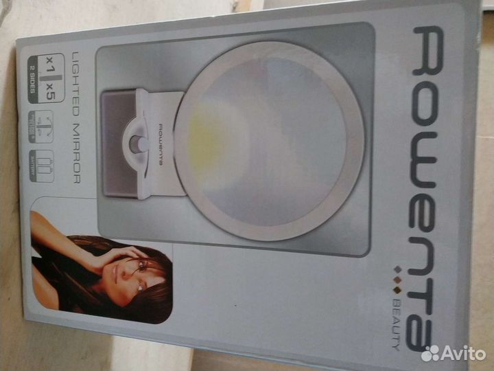 Настольное зеркало с подсветкой