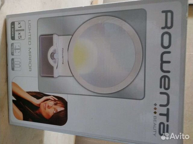 Настольное зеркало с подсветкой