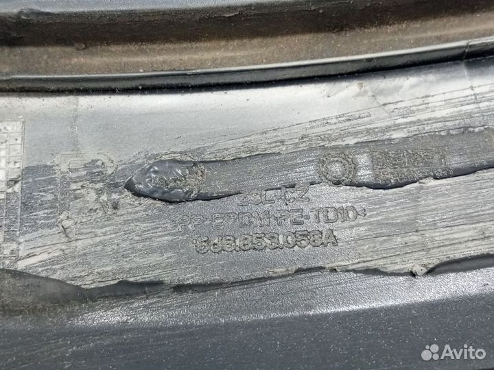 Накладка бампера skoda fabia 2 Задняя правая