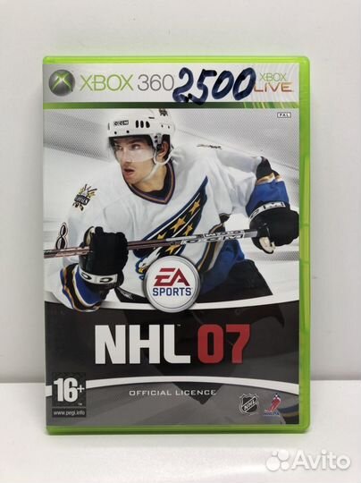 Диск NHL 07 для Xbox 360