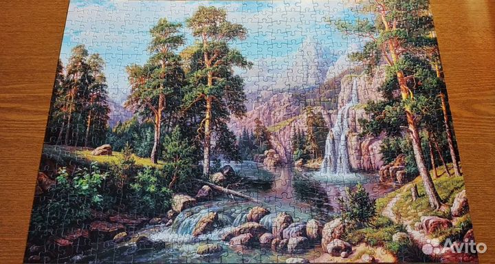 Рыжий кот пазл 