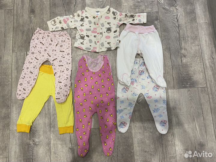 Вещи пакетом на девочку от 0 до 3 месяцев