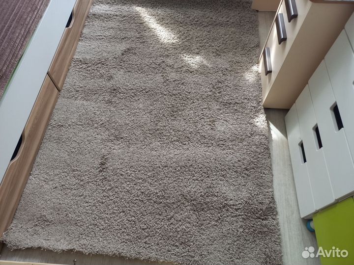 Ковер однотонный кофе 1.95х1.33