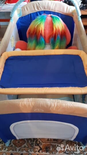 Детская кровать манеж с матрасом