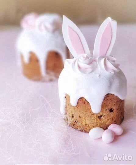 Пасхальный кулич, творожная пасха