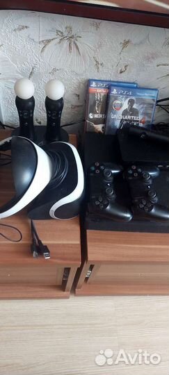 Игровая приставка ps4 slim 1tb