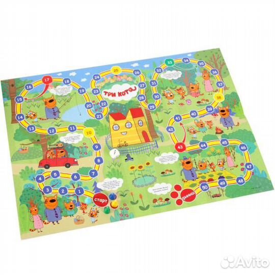 Настольная игра для детей Три кота