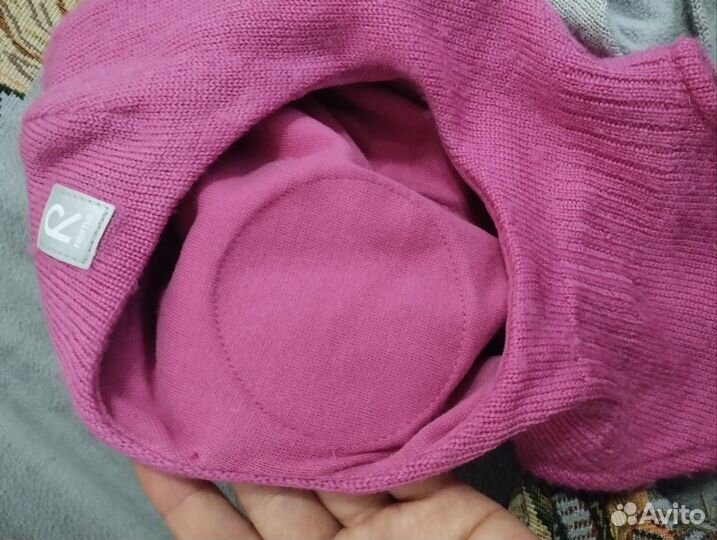 Шапка шлем, шапка для девочки lassie, reima