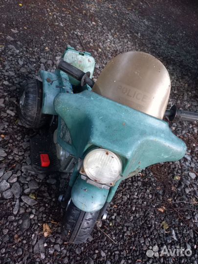 Детский электромотоцикл трехколесный