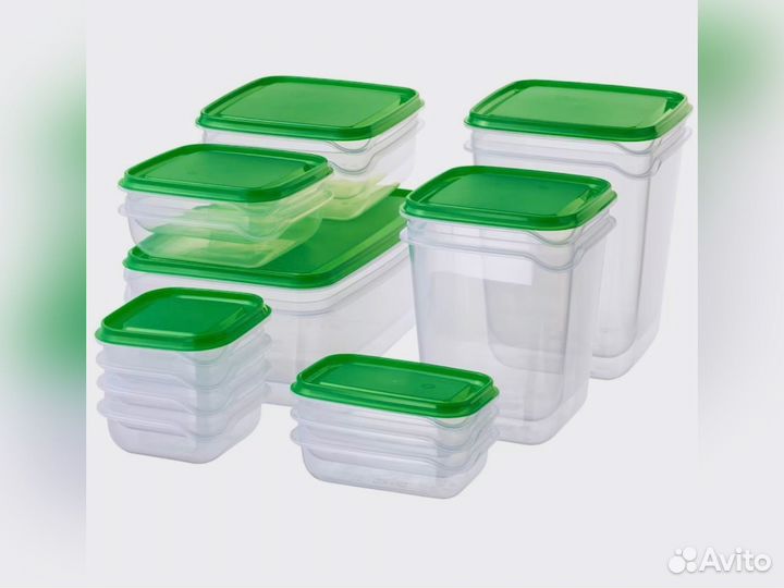 Контейнеры IKEA набор 17 шт новые