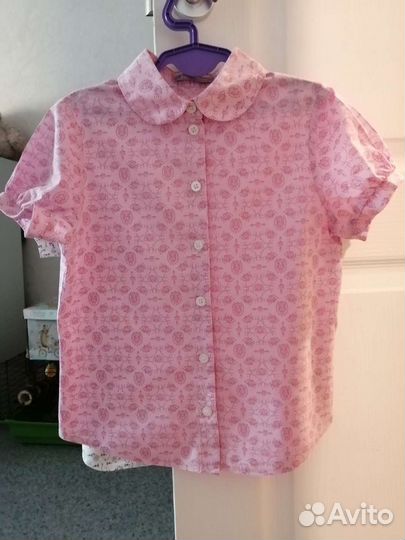 Рубашка школьная для девочки 140