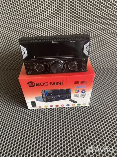 Магнитола Bos-mini 863D голосовой помощник