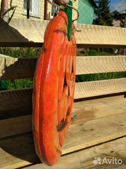 Декор на Хеллоуин. Двуликая тыква