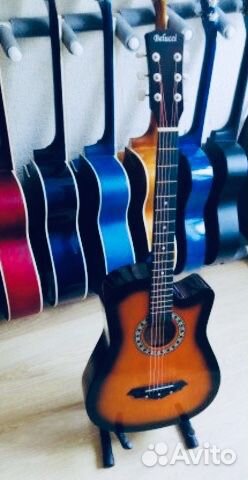 Гитара акустическая фолк новая