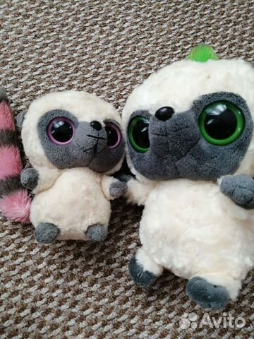 Мягкие игрушки (лемур, медведь, драконы)
