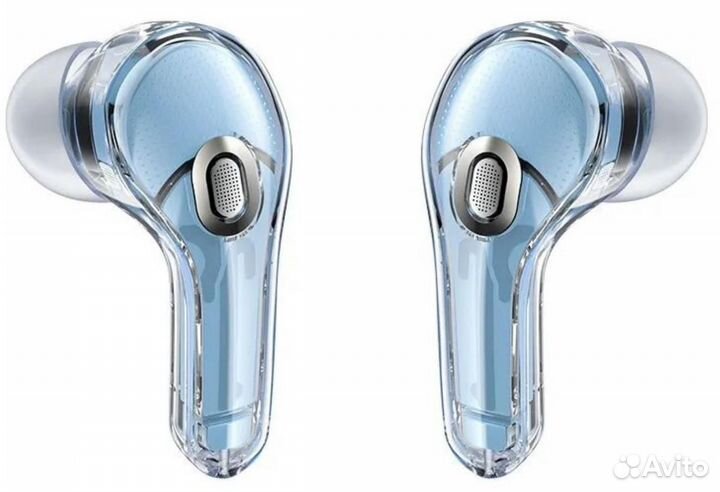 Беспроводные наушники acefast T8 голубой Crystal