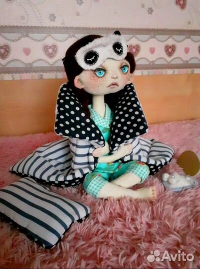 Текстильная кукла ручной работы