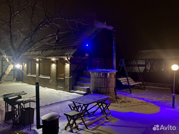 Баня сауна с чаном