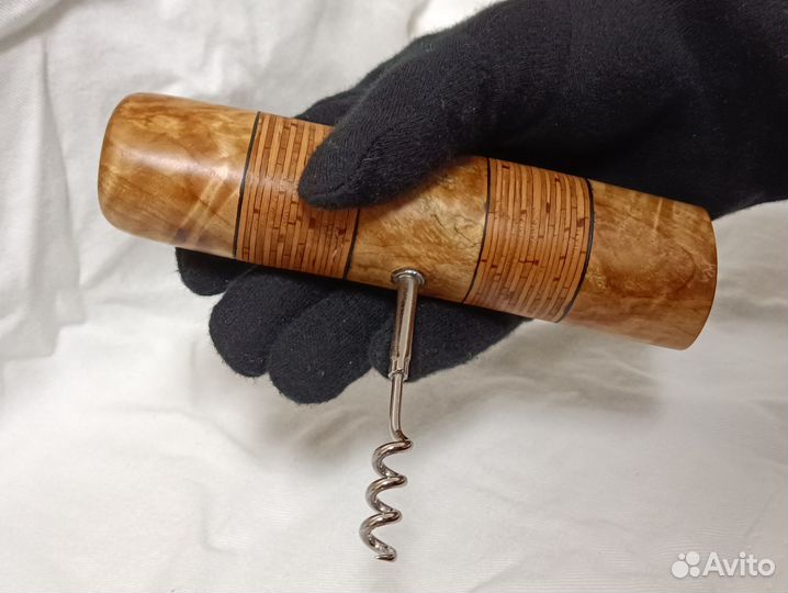 Штопор ручной работы. Береста, сувель