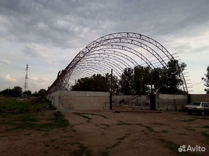 Ангар от производителя под ключ