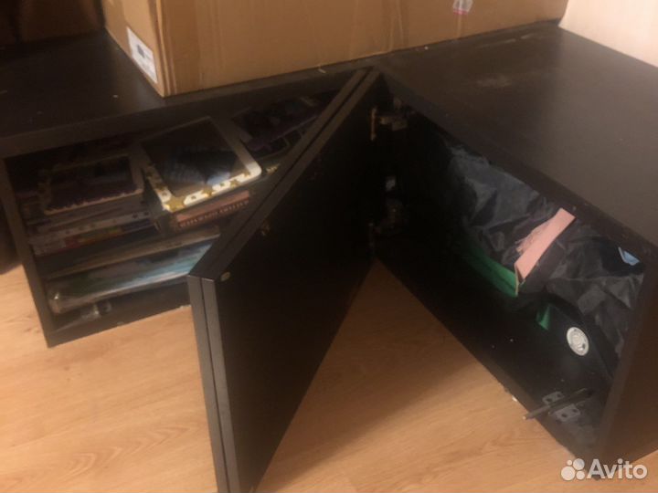 Тумба навесная угловая икеа