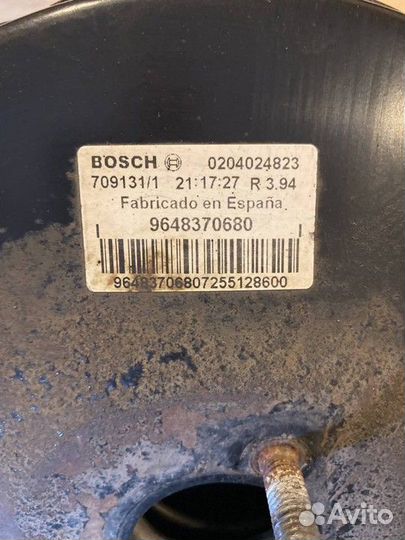 Усилитель тормозов вакуумный Peugeot Partner