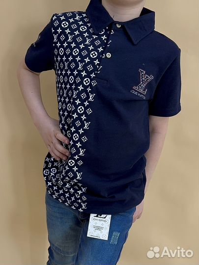 Комплект джинсы и поло Louis Vuitton