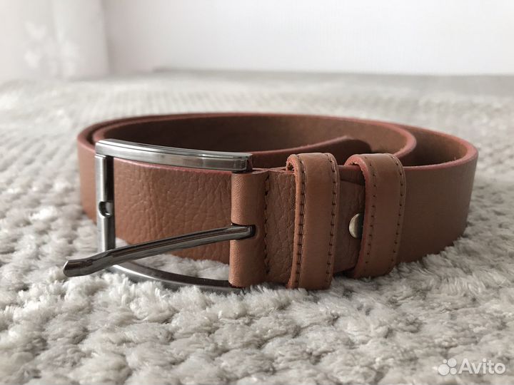 Ремень мужской кожаный