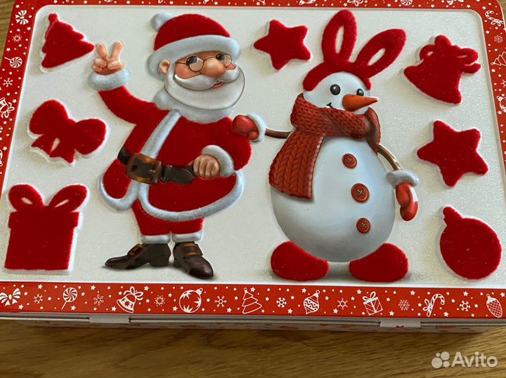 Новогодний сундучок шкатулка