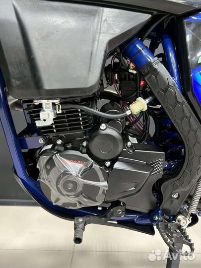 Мотоцикл эндуро Progasi race 300 Air сине-зеленый