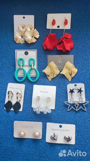 Серьги. Новые