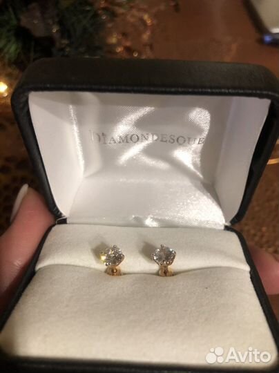Swarovski серьги пусеты