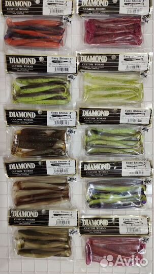 Keitech diamond easy shiner 4 дюйма