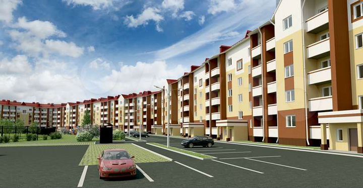 2-к. квартира, 52,9 м², 4/5 эт.