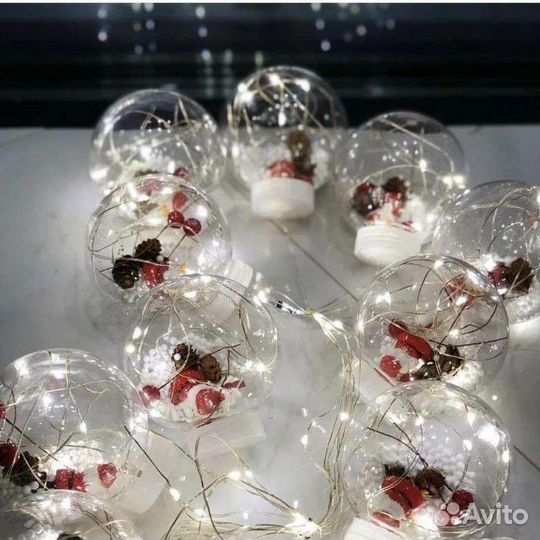 Гирлянда с игрушкой внутри