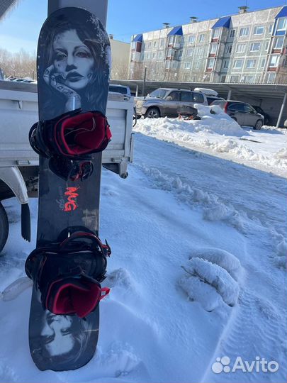 Сноуборд,Burton,Ion,Nug,Крепления,Ботинки