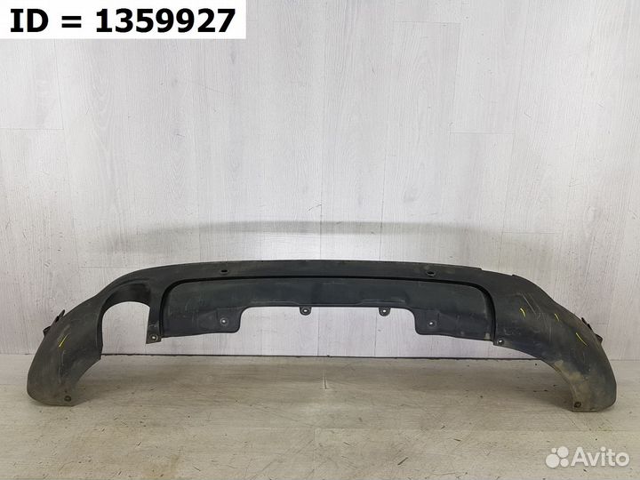 Спойлер заднего бампера mini Countryman