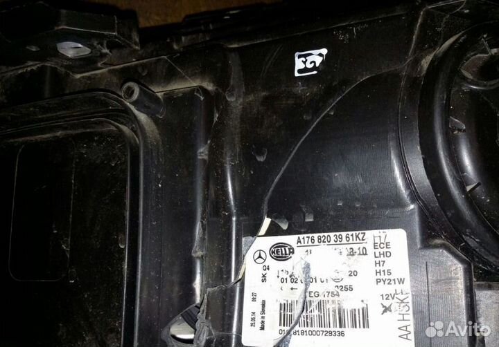 Фара правая мерседес А 176 А 1768203961