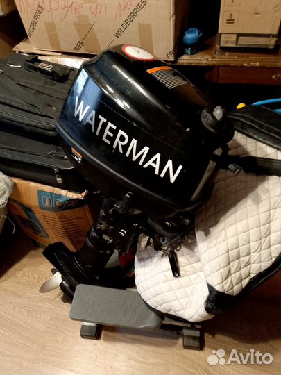 Лодочный мото бу 5 л.с 4 т