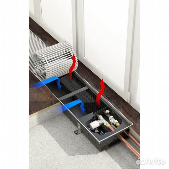 Решетка с рамкой Wilma Vitron ширина 300мм шаг 13м