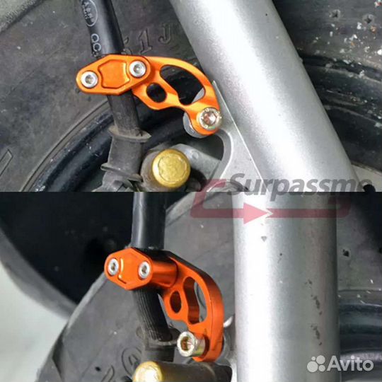 Зажим для масляных труб на мотоцикл