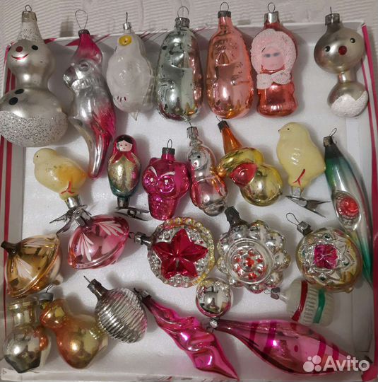 Елочные игрушки СССР